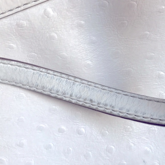 Kate Spade Cream Ostrich Print Leather - Picture 5 of 13